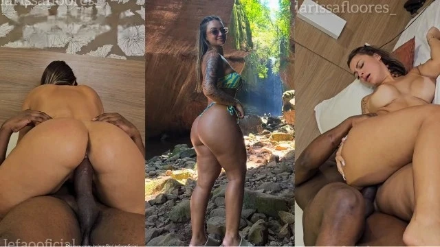 Novinha Larissa Flores fodendo com negao do privacy