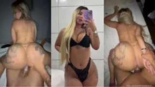 Gostosa Loira Maria Eduarda Fodendo de qautro com amigo
